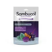 Sambucol Soothing Relief Nose & Throat Lozenge 16 Pack Black Elderberry Menthol