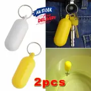 2Pcs Key Ring Fender Buoyant Floating Marine Sailing Boat Keyring Float Keychain