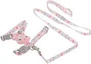 Nylon Cat Leash Kitten Harness Leash Pet Traction Rope Outdoor Walking Harness