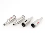 4 Pcs 14mm Dia Diamond Coated Drill Bit Marble Tile Glass Hole Saw Cutter Tool