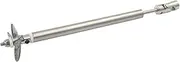 TIHEFA 1Pair 3mm Drive Shaft Alloy Propeller Kit Stainless Steel Shafts Sleeve Universal Joint Paddle Fork 32mm Props RC Boat Parts drive shaft set(15x10cm for 3.17mm)