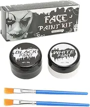 Skull Skeleton Face Body Paint Kit Facial Painting for Cosplay Halloween Parties Carnivals Fancy Balls Artistic Makeup Special Effects