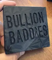 3DP Black Box Holds 20x 1oz Silver Bars In Capsules BULLION BADDIES Collection