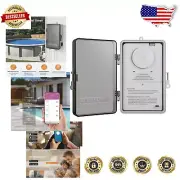 Weatherproof WiFi Pool Timer, 40 AMP Smart Switch for Efficient Automation