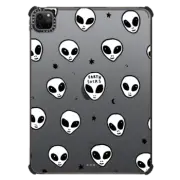iPad Pro 11-inch (3rd/4th gen) iPad Impact Case Cute White UFO Space Alien Drawing Pattern