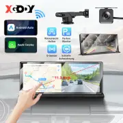 XGODY 4K 11.3 inch Touch Dash Camera Cam Carplay Android Auto Dual Car Recorder