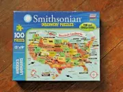 Smithsonian Discovery Puzzle America's landmarks 100 Pieces Ages 5+ NEW