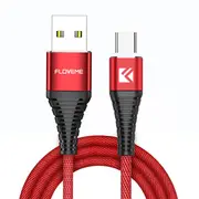 2Pcs LED Light 2.1A Type C Fast Charing Data Cable 1M For Oneplus 6 Xiaomi Mi8 Pocophone F1