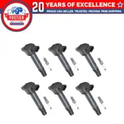 Set of 6 Ignition coil + Spark Plug Compatible with 2011-2017 Mitsubishi Lancer (for: Mitsubishi)