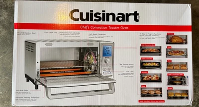 New Cuisinart Chef's Convection Toaster Oven Broiler TOB-260N1
