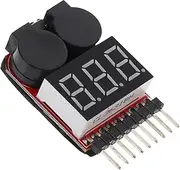 DOITOOL Battery Level Voltage Check Tool Lithium Ion Battery 1- Capacity Check Alarm Led Indicator