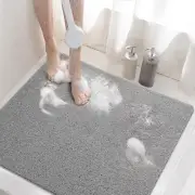 Shower Mat Non Slip Square, Bath Tub Mat for Textured Surface, Soft PVC Loofa...