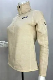 Patagonia Better Sweater Quarter-Zip Pullover Womens NWT size Small Oyster White
