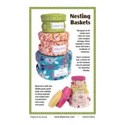 Quilting Sewing By Annie Nesting Baskets Pattern Only