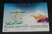 2017 Benchwarmer JULIANNA PRADA Dreamgirls PILLOW TALK Auto/3 PLAYBOY Brazil Hot
