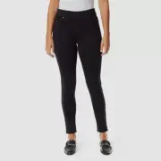 $54 Gloria Vanderbilt Women's Black Avery Mid-Rise Ankle Leggings Pants Size 8