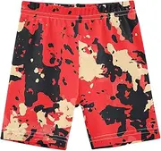 [Caihoyu] Kids Girls Shorts Tight Cotton Compression Shorts Rash Guard for Beach