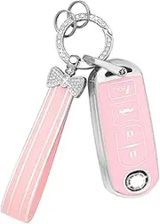 PIFOOG Key Fob Cover for Mazda 4 Buttons