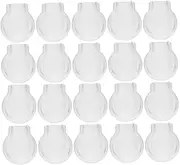 Gadpiparty 20pcs Earring Gasket Ear Backing Support Clip on Earring Backs Earring Back Support Earring Backs for Heavy Earring Large Earring Backs for Droopy Ears Ear Pad Transparent