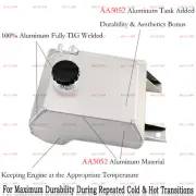 Overflow bottle Coolant Tank For Ford Falcon BA BF V8 XR8 XR6 FG 6Cyl FPV Header (for: Ford)