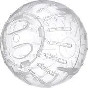 LIGHTAOTAO Hamster Exercise Ball Clear Running Ball for Small Pets for Hamsters and Hedgehogs Encourages Healthy Activity with Air Ventilation