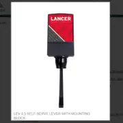 LEV 4.5 SELF-SERVE LEVER WITH MOUNTING BLOCK # 19-0191/03
