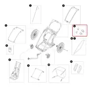 Thule Rain Cover Clips Halteclipse for Chariot Cross Sports 2