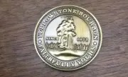 Challenge Coin Limestone Branch Yellowstone Bourbon Distillery