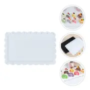 2 Pcs Platter Plates Tray Dessert Display Stands Fruit Cakes