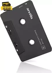 Car Audio Bluetooth Wireless Cassette Receiver, Tape Player Bluetooth 5.0 Casse