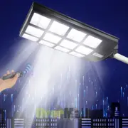 1680 LED Solar Lights Outdoor Waterproof Motion Sensor Security Wall Lamp+Pole