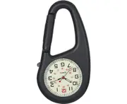 Watch, Carabiner Clip Watch, Backpack Belt Pocket Watch with Luminous Dial for Hiking or Climbing