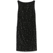 [Moschino] Moschino Tagging-barbs Mini Dress 44 IT BLACK