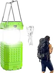 Solar Camping Light | Lightweight Solar Light - Waterproof 3000Mah Rechargeable Portable Lantern for Survival Car Backpacking Travel Tent Fishing Trips Hiking