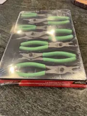 Snap-On srpcr107g 7 piece quick disconnect snap ring plier set sealed green