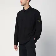 [Stone Island] Black cotton overshirt M Black