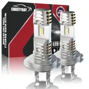 Bright 500%+ LED Headlight Bulbs Kit H7 High Low Beam For Smart Fortwo 2008-2015