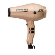Parlux 385 LIGHT Hair Dryer Ceramic & Ionic Super Compact Gold