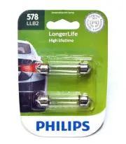 Philips LongerLife 578 12.42W Two Bulbs Step Door Light Replacement Stock Lamp