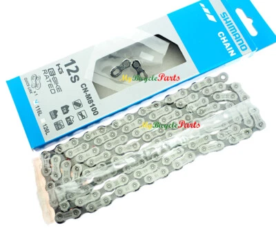 Shimano XT CN-M8100 SIL-TEC 1x12 2x12 Speed Chain w/Quick Link 1 Pair 116 Links