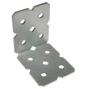 Carinya 125 x 100 x 20 x 4mm Zinc Single Plated Angle Bracket