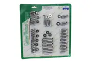 Gardener-Westcott Polished S/S Hex Engine Dress Up Kit Suit SB for Ford 289-302 With Headers & for Ford Oval Logo