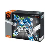 941pc iM.Master Mecha Model Building Blocks Kids DIY Assemble Toy Kit Blue 6y+