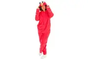 Sesame Street Unisex Adult Elmo Costume (Red) (Standard)