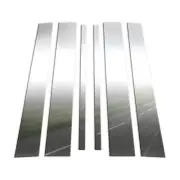 6p Stainless Pillar Post Covers fits 2017-2022 Nissan Armada by Brighter Design