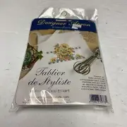 Dimensions Apron Sunflower #72773 Stamped Cross Stitch
