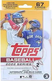 Topps 2022 Baseball Series 2 Hanger Pack - 67 Cards, Including 4 Retail Inserts, Look Out For Rookies & Autograph Cards