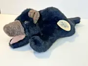 Tasmanian Devil, Jozzies Australian Plush Puppet, NWT, 12" long, black fur