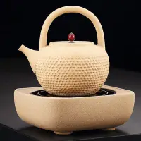 在飛比找Yahoo!奇摩拍賣優惠-大容量陶壺煮水茶壺陶瓷燒水壺電陶爐泡茶專用煮茶壺煮茶爐煮茶器