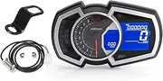 Motorcycle Speeeter Oeter Backlight Tachometer Dashboard Digital Panel DIY Universal, for 1/2/4 Cylinder Motorcycle Trip Meter